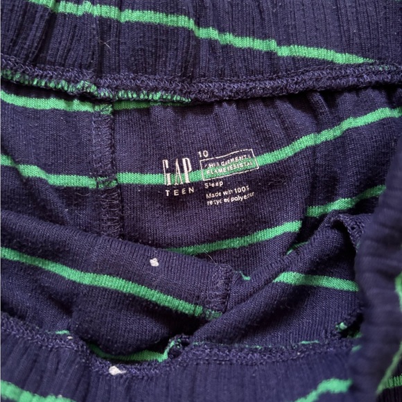 GAP Teen Girls’ Striped Pajama Set – Size 10 - Picture 3 of 3